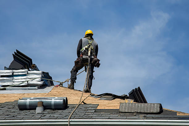 Professional Metal Roofing technician working in Jackson Heights, NY